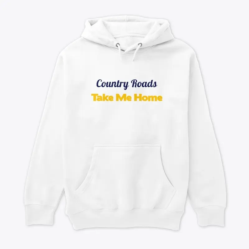 Country Roads Home Sticker