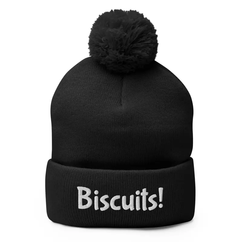 Biscuits pom pom hat