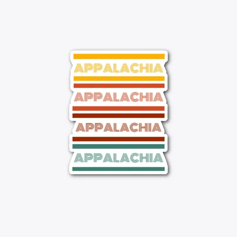 Colorful Retro Appalachia